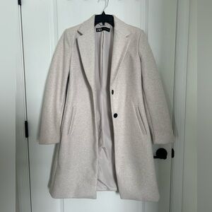 Zara Women's Cream Coat